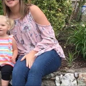 Cold Shoulder Floral Top